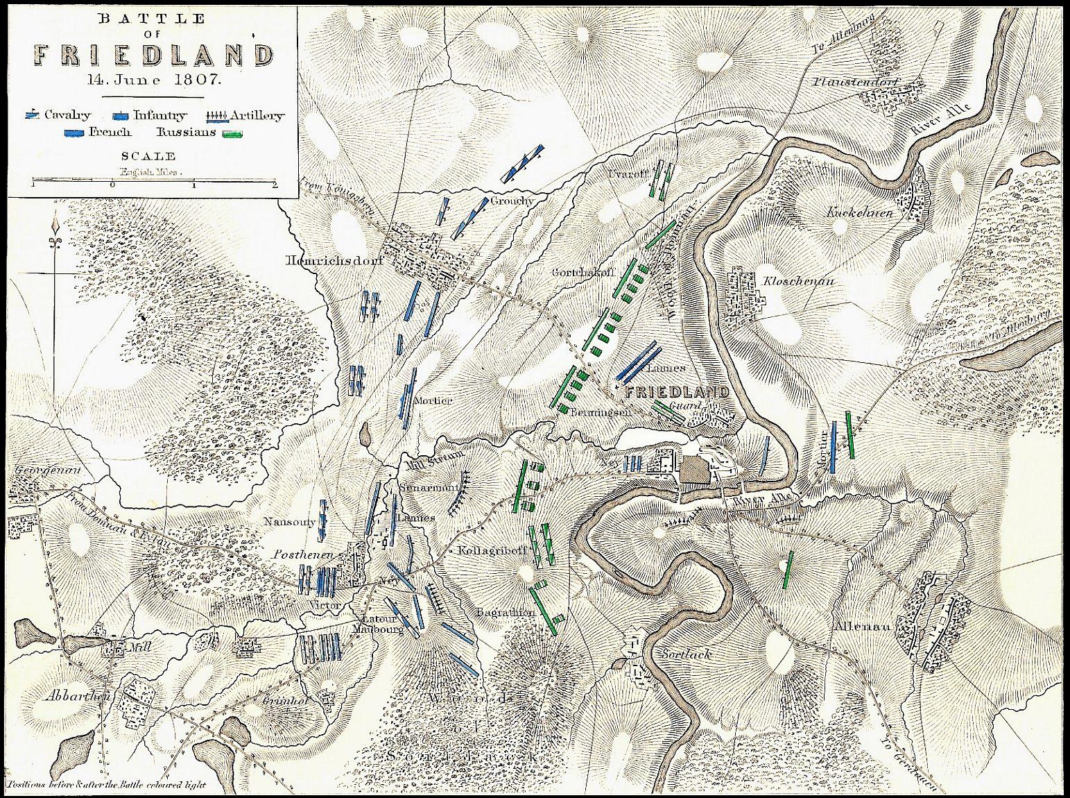 Местоположение 19. Фридланд сражение 1807 на карте. Фридландское сражение карта. Битва при Фридланде Карьс. Сражение при Фридланде карта.